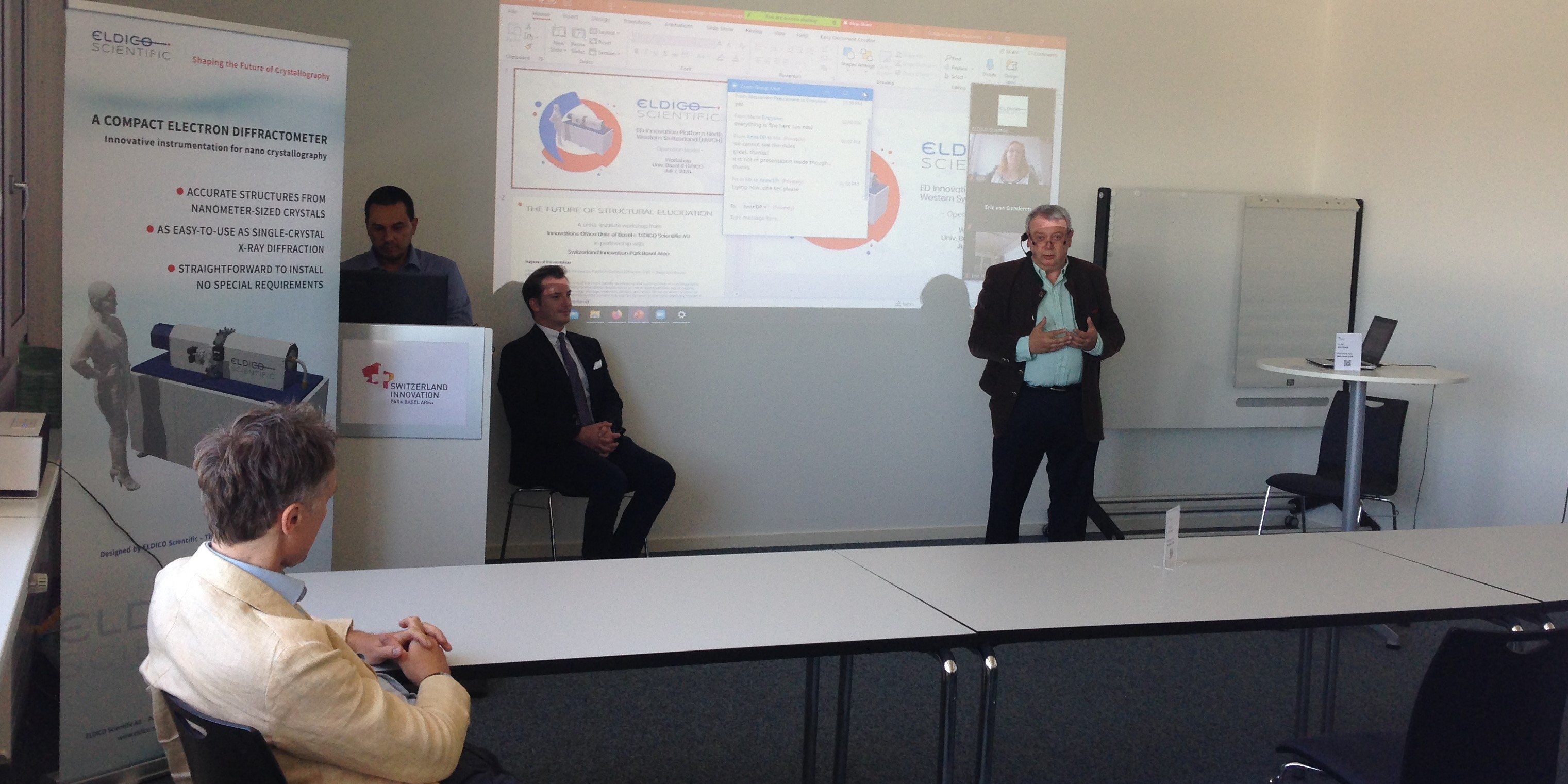 Professor Dr. Hans Florian Zeilhofer, Deputy Vice President Innovation Office of the University of Basel, gave the introductory speech. Professor Dr. Hans Florian Zeilhofer, Deputy Vice President Innovation Office of the University of Basel, gave the introductory speech.