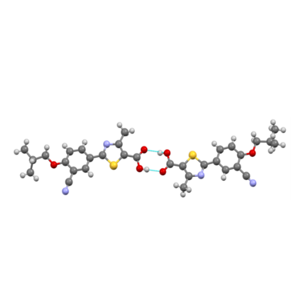 Febuxostat crystal structure