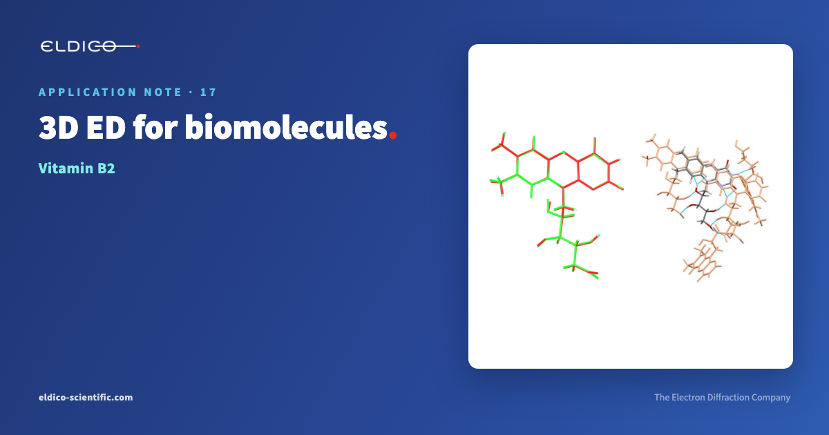 Vitamin B2 – 3D ED for biomolecules: Vitamin B2
