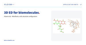 ELDICO Application Note AN17 – 3D ED for biomolecules: Vitamin B2